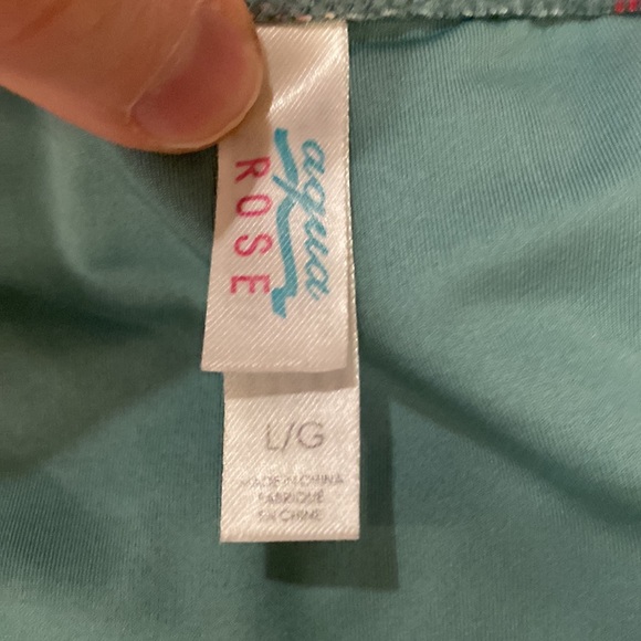 Bathing Suit - Aqua Rose - L - Picture 4 of 4